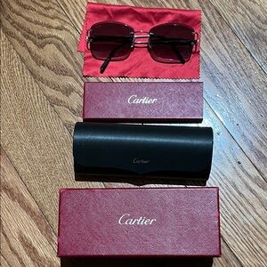 Cartier Men's Platinum Big C Glasses